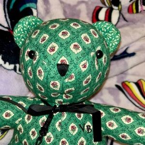 Vera Bradley Greenfield Kelly Teddy Bear